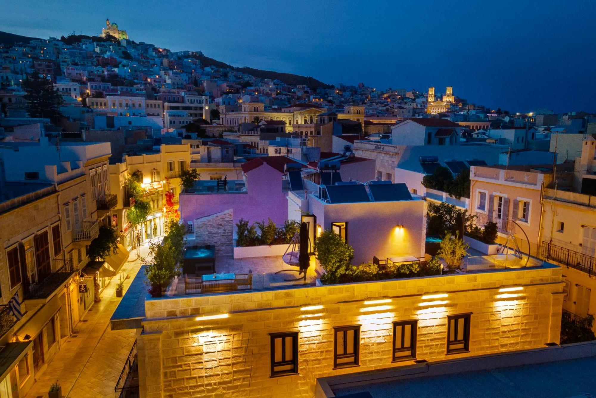 Ninemian Suites Syros Ermúpoli Kültér fotó