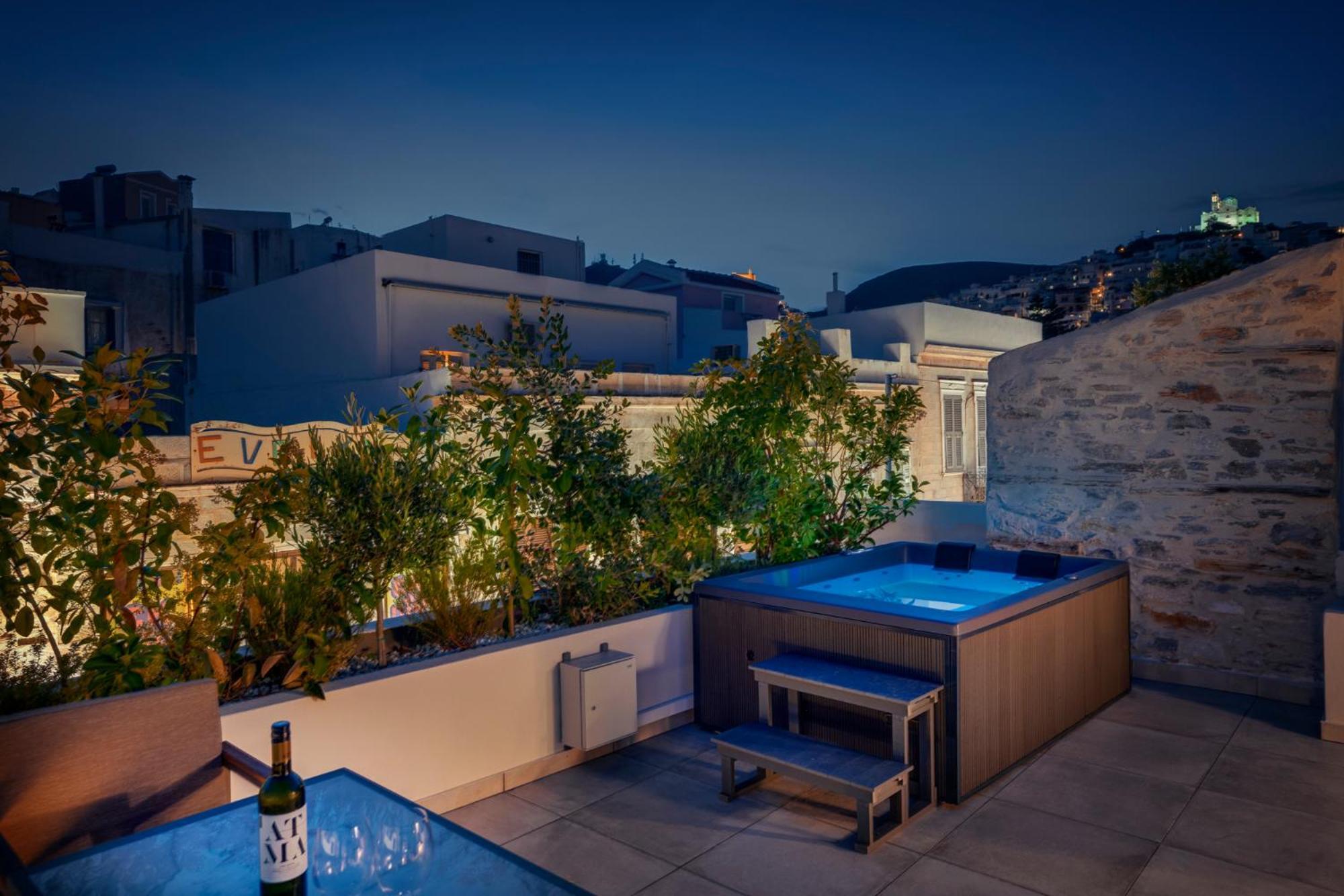 Ninemian Suites Syros Ermúpoli Kültér fotó